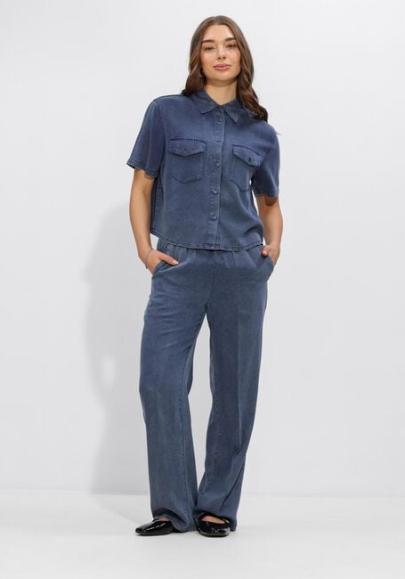 Donkerblauwe SILVIAN HEACH Top SHIRT AMARA - large