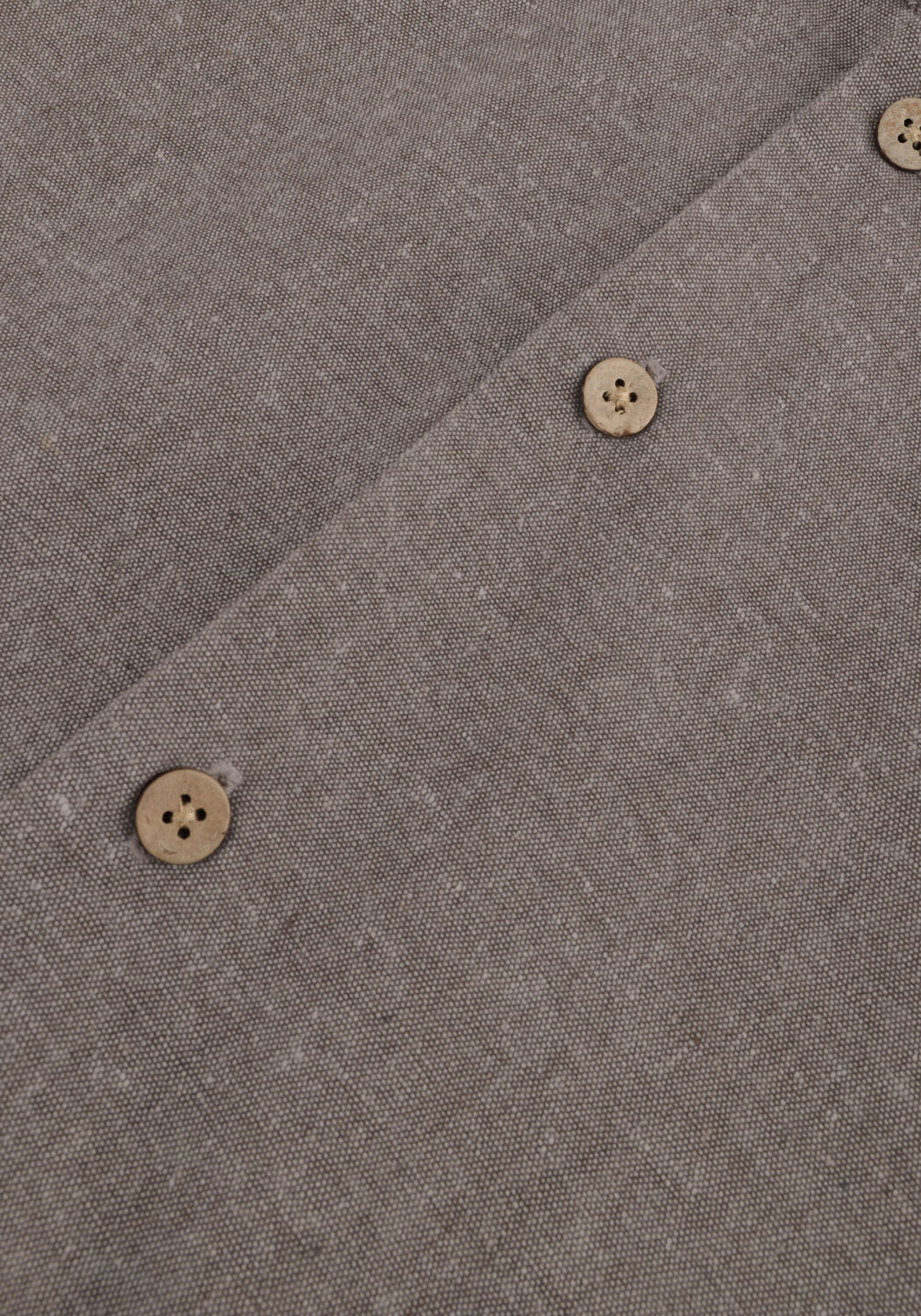 Bruine ANERKJENDT Casual overhemd AKLEON S/S COT/LINEN SHIRT - large