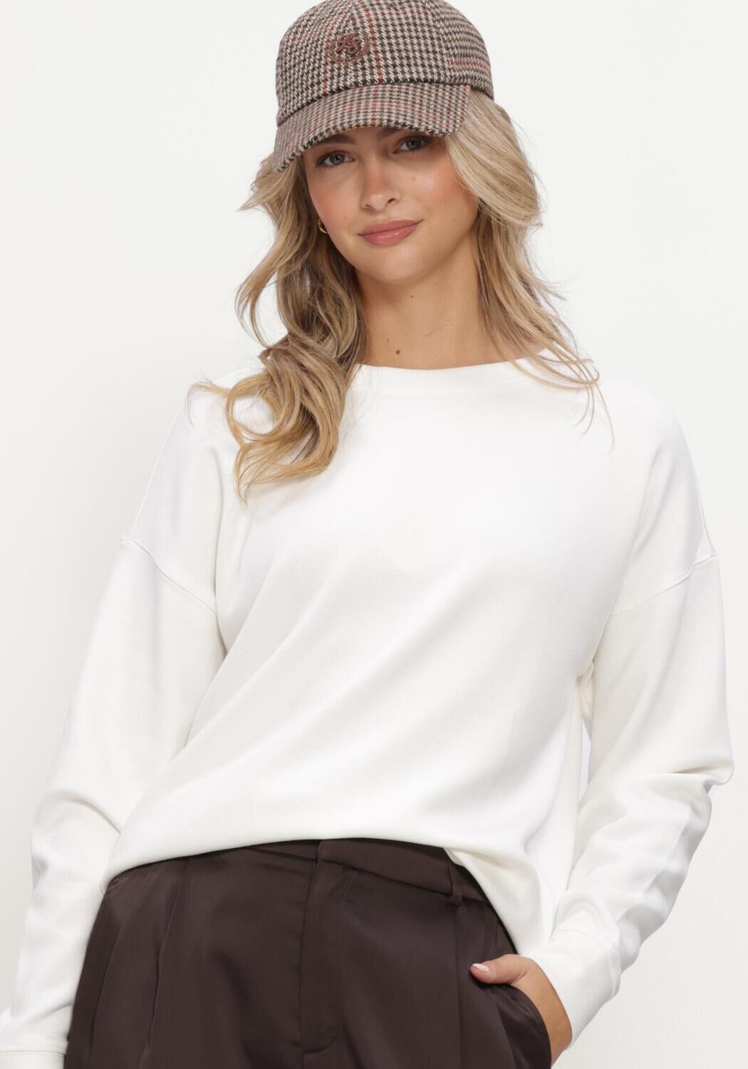 Creme MSCH COPENHAGEN Sweater MSCHIMA Q SWEATSHIRT - large