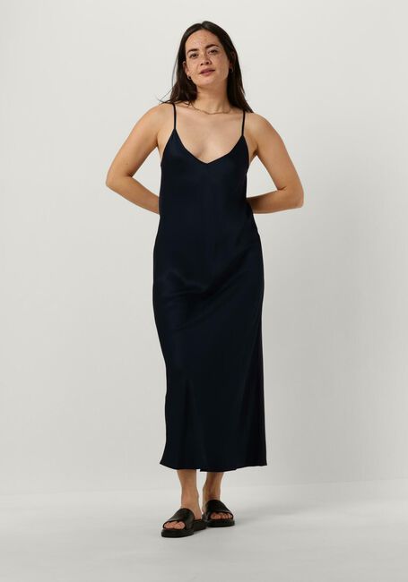 Donkerblauwe RESORT FINEST Midi jurk SLIP DRESS - large