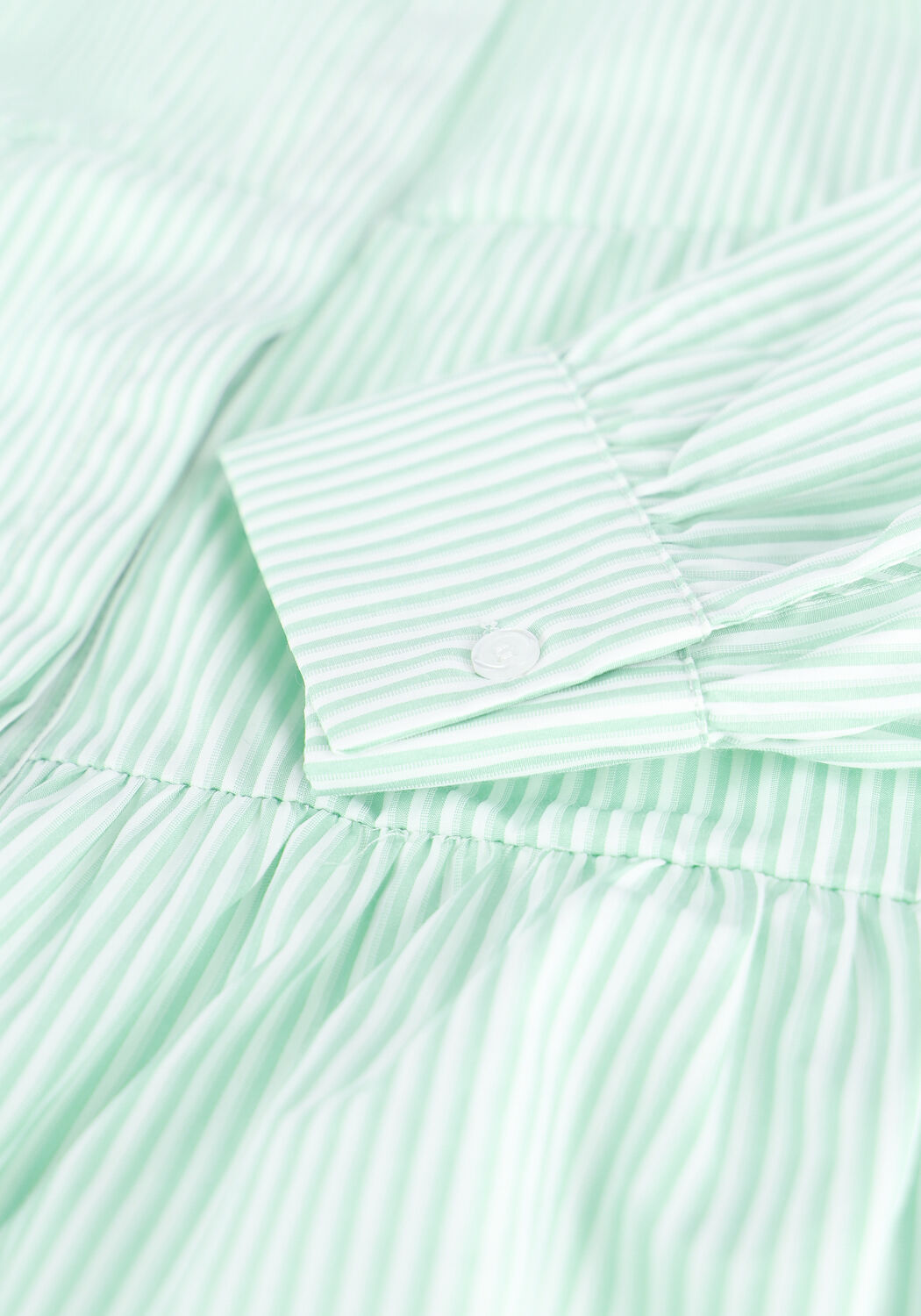 Groene NEO NOIR Blouses RICA STRIPE SHIRT - large