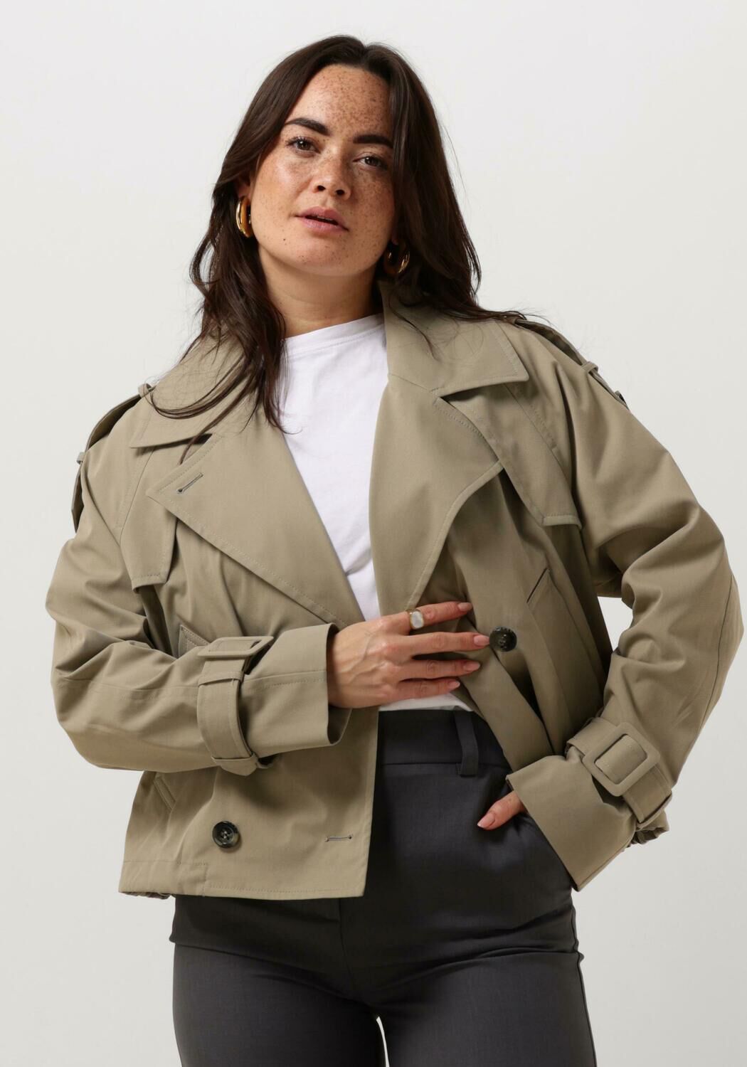 Beaumont trenchcoat jas Faye beige