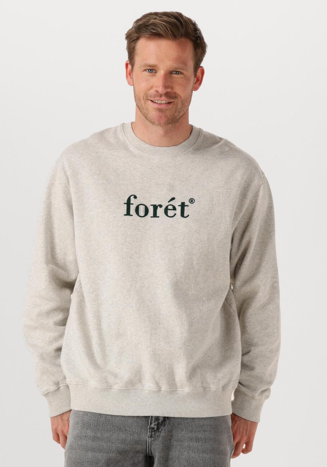 FORÉT Forét Heren Truien & Vesten Boat Sweatshirt Lichtgrijs