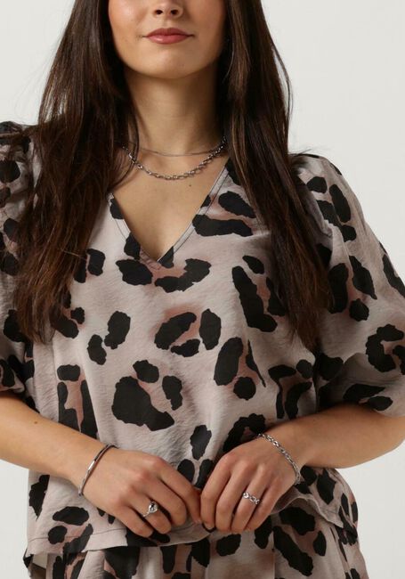 Zand BY-BAR Blouses JUTA CHEETAH BLOUSE - large