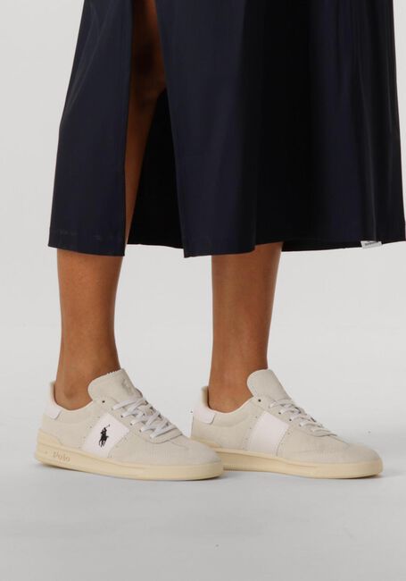 Beige POLO RALPH LAUREN Lage sneakers HRT AERA PP LOW TOP LACE W - large