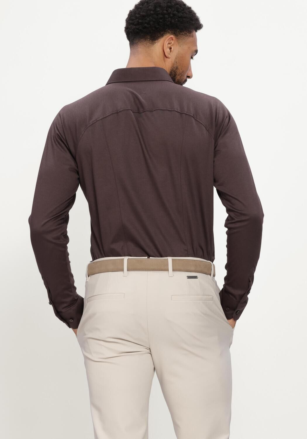 Desoto Heren Overhemden Casual Kent - Bruin, foto 3