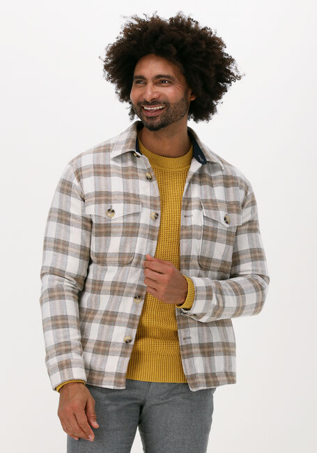 Beige SELECTED HOMME Overshirt SLHMARVIN OVERSHIRT JKT W - large