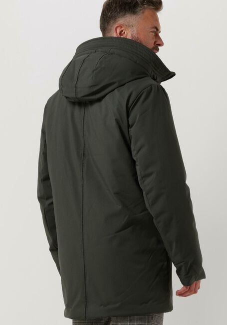 Groene KRAKATAU Gewatteerde jas QM378 - large