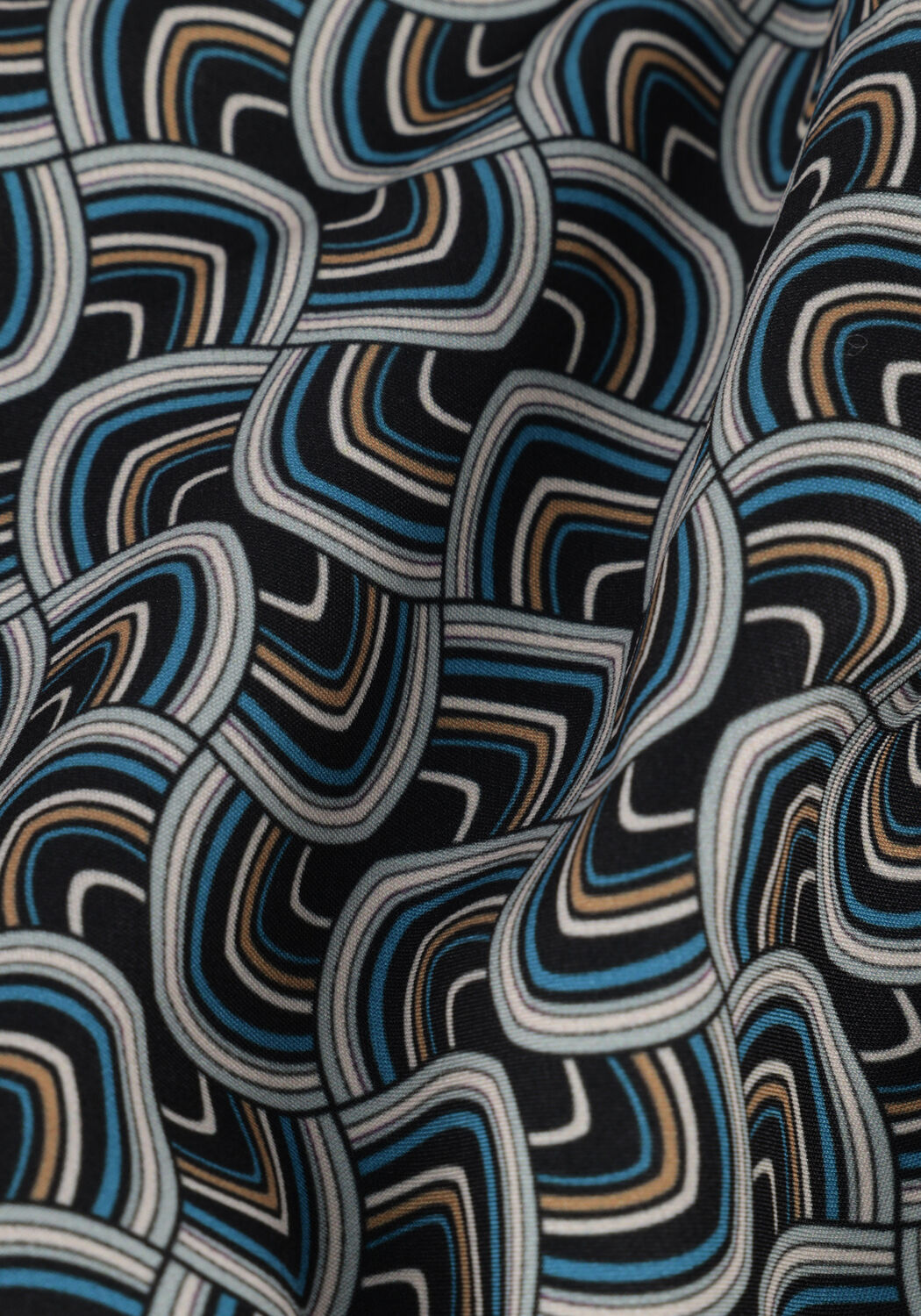 Blauwe DEA KUDIBAL Flared broek EMMA (P) - FLARED PANTS - large