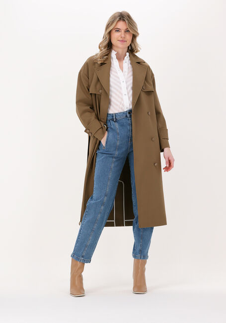 Blauwe CO'COUTURE Mom jeans PIPER WIDE JEANS - large