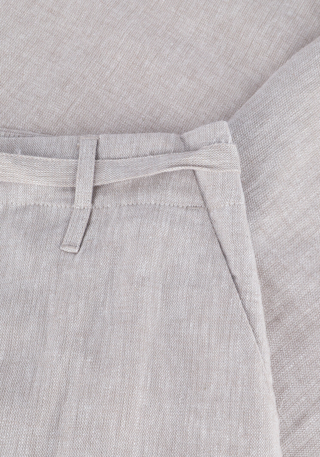 Lichtgrijze SELECTED WOMEN Wijde broek SLFVIENNA HW WIDE PANT - large