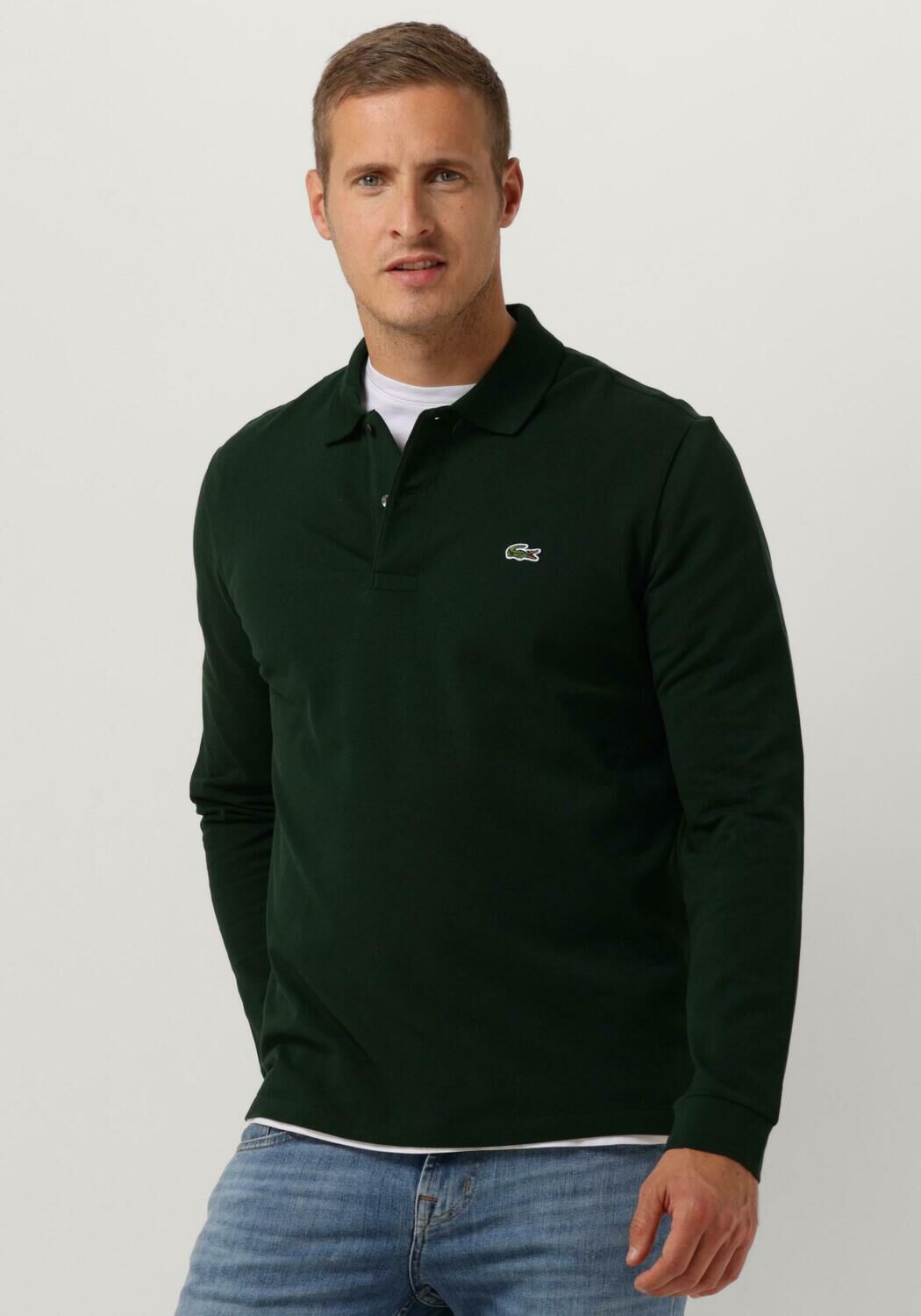 Lacoste long hot sale sleeve polo