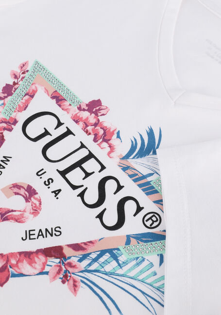 Witte GUESS T-shirt KATHE TEE - large