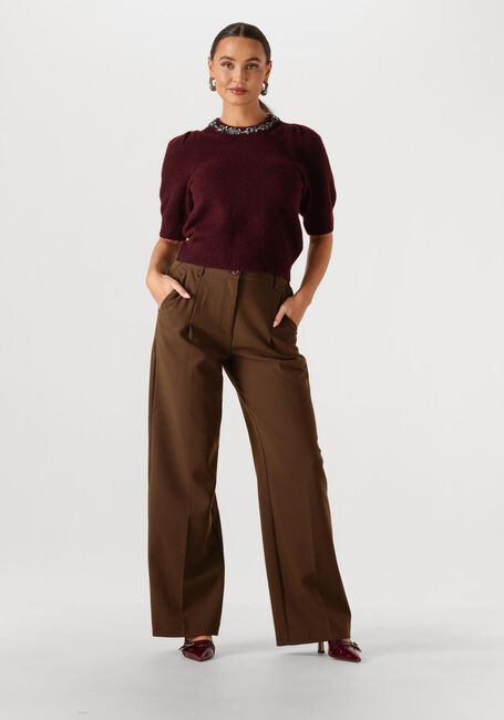 Bordeaux NEO NOIR Trui MAIA STONE KNIT BLOUSE - large