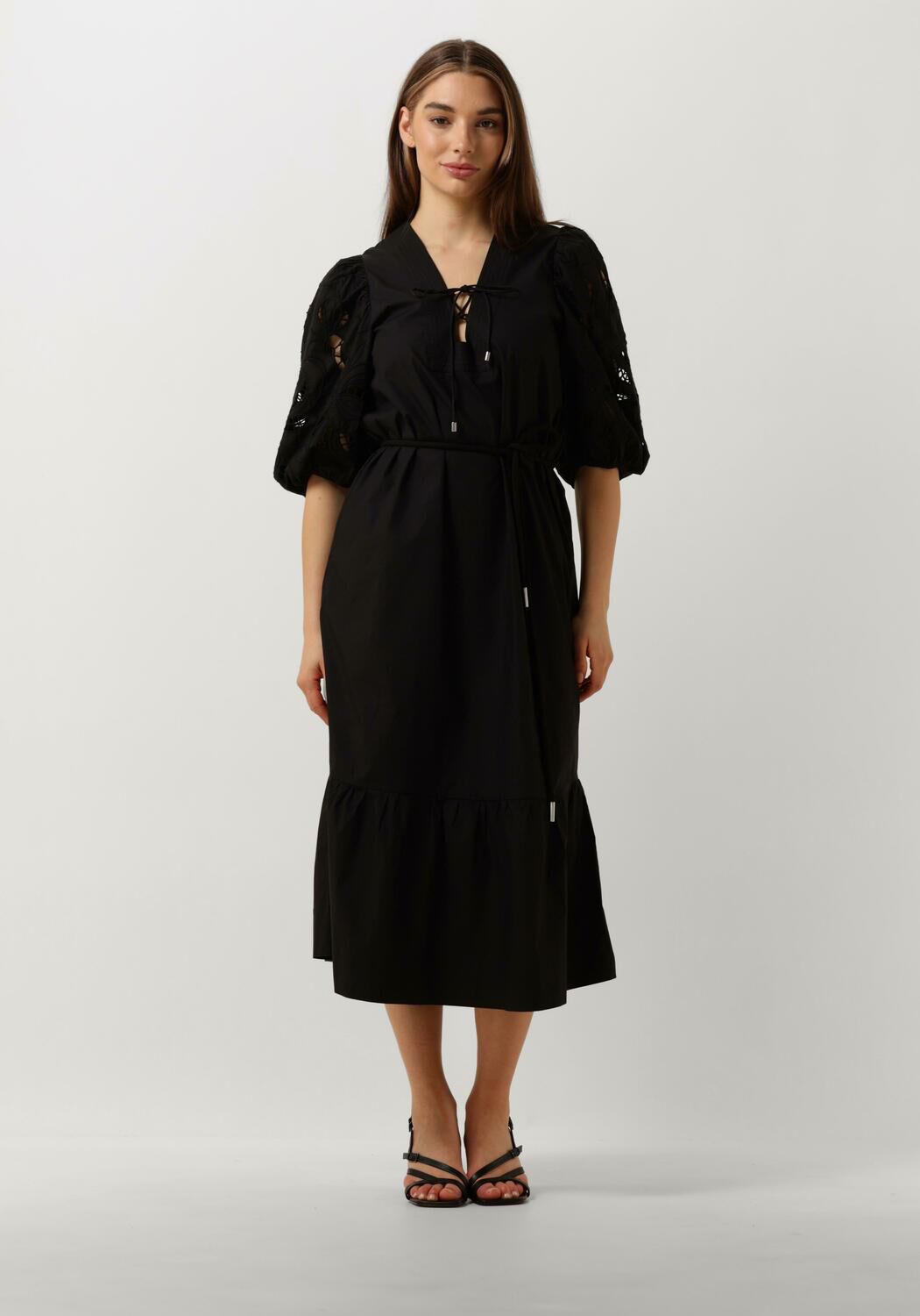 SCARLETT POPPIES Dames Jurken Istanbul Zwart