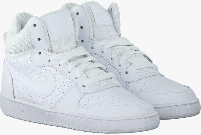 Witte NIKE Sneakers COURT BOROUGH MID DAMES  - large