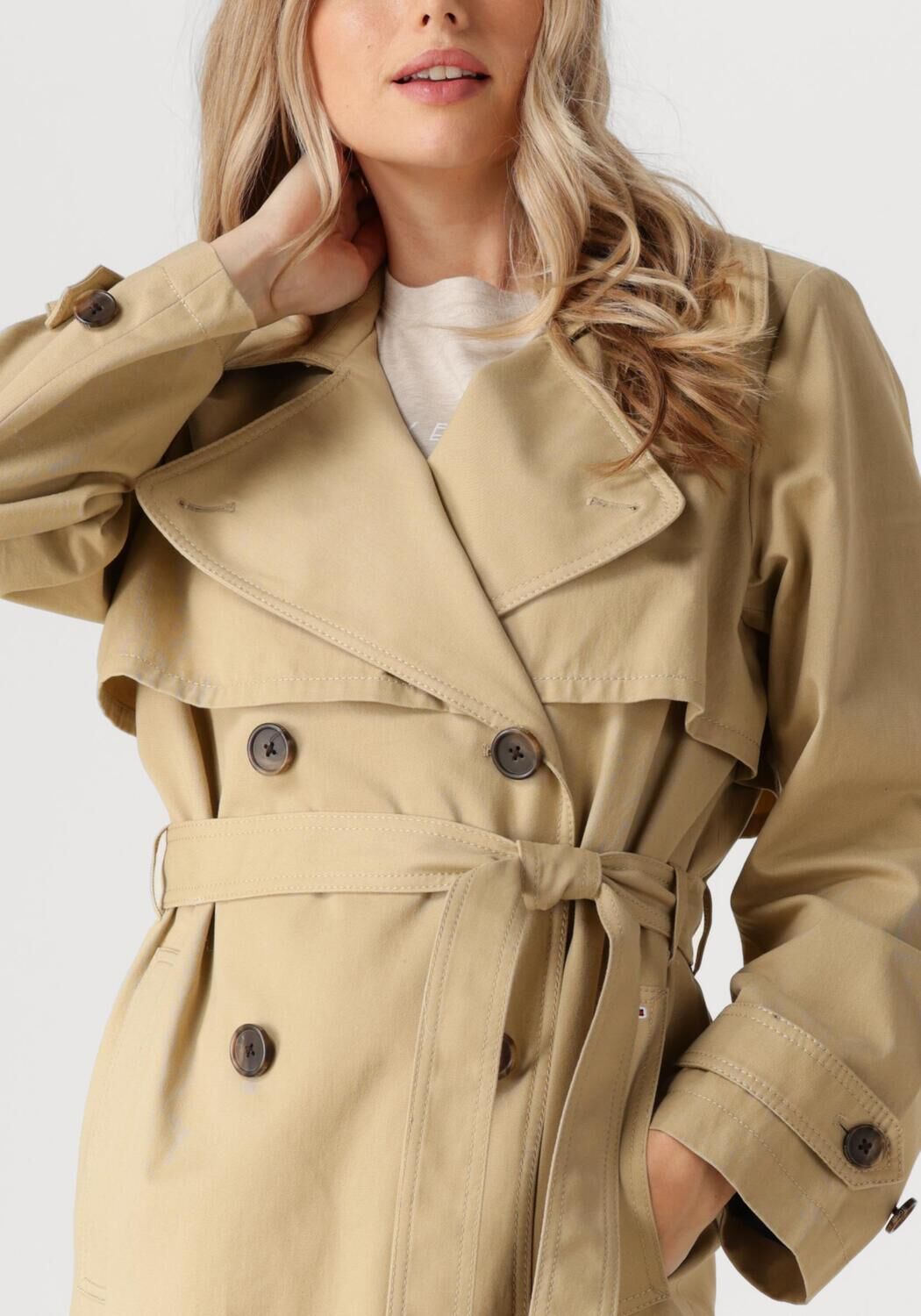 TOMMY JEANS Dames Jassen Tjw Trench Coat Camel