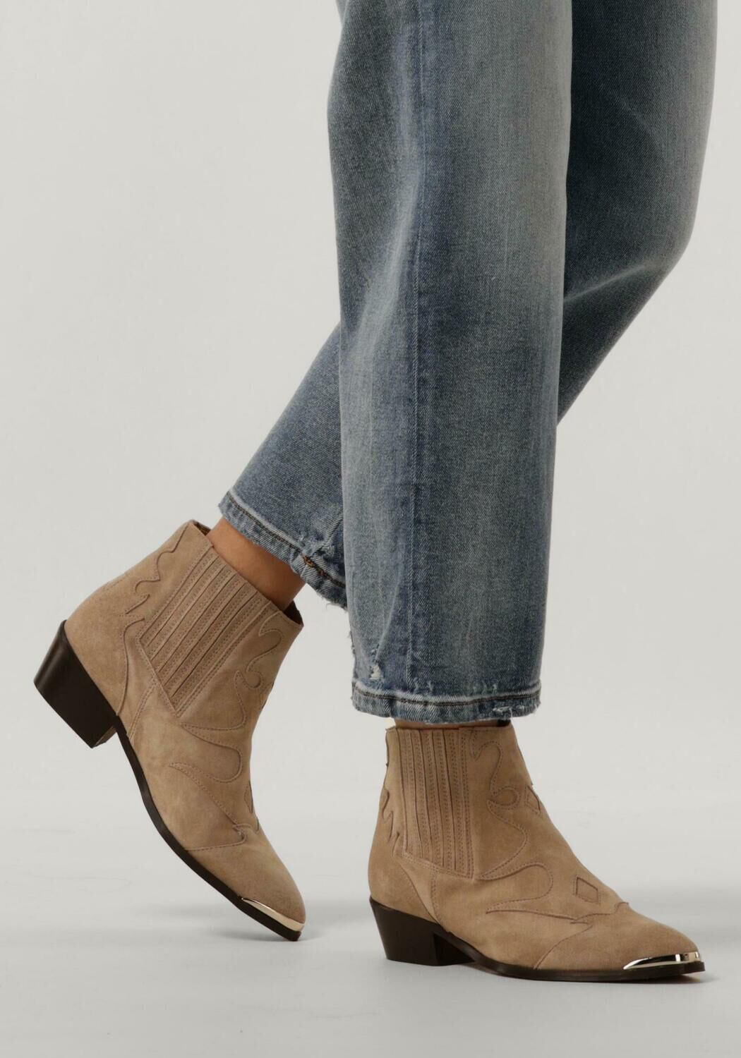 beige toral enkellaarsjes sonia