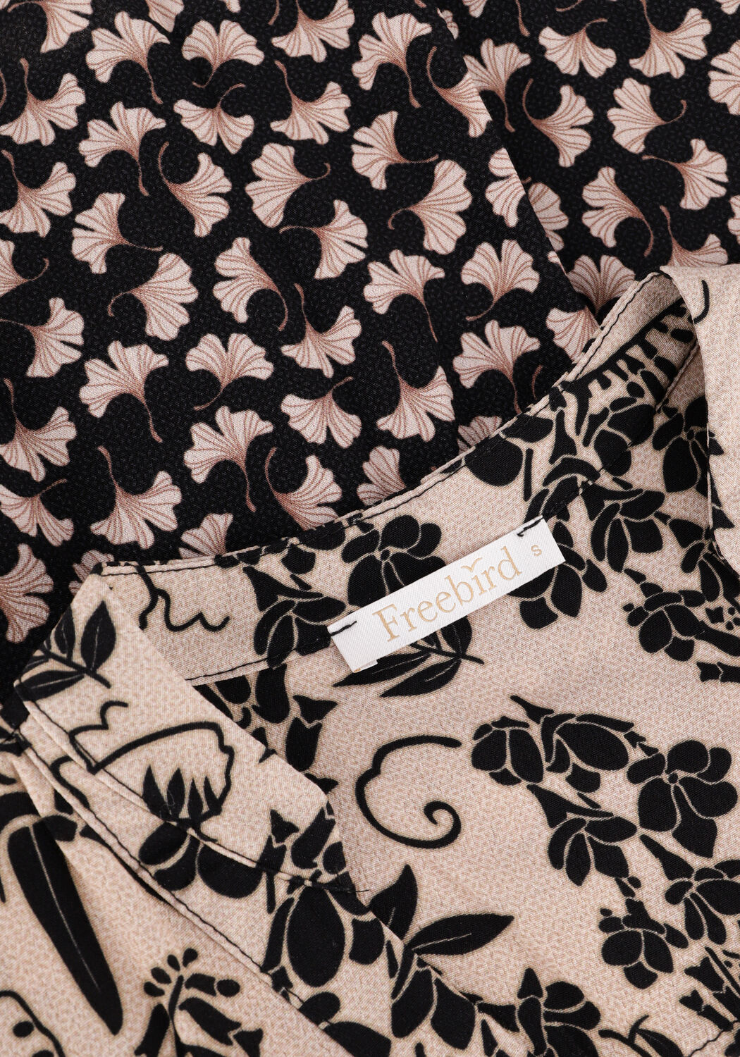 Beige FREEBIRD Mini jurk ROMY - large