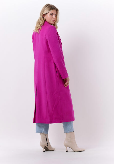 Fuchsia BEAUMONT Mantel LONG BLAZER COAT - large