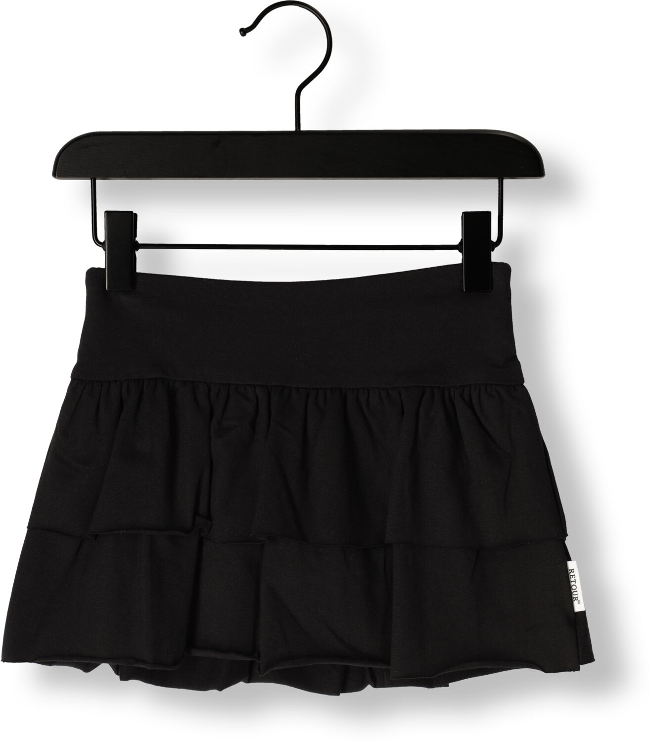 Retour Jeans midi rok strokenrok zwart