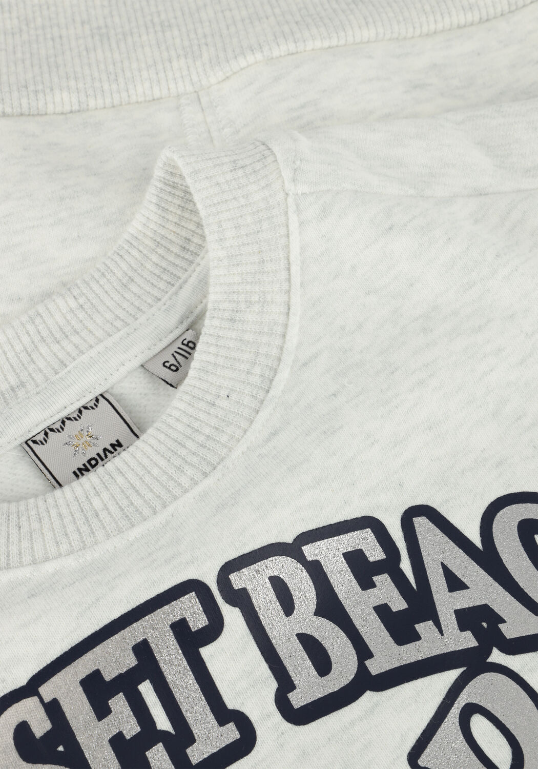 Grijze INDIAN BLUE JEANS Sweater SWEATER MELANGE - large