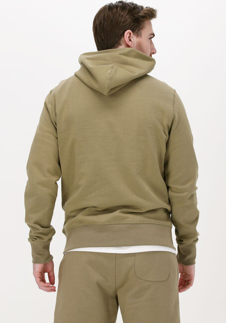 Khaki TOMMY HILFIGER Sweater SQUARE LOGO HOODY - large