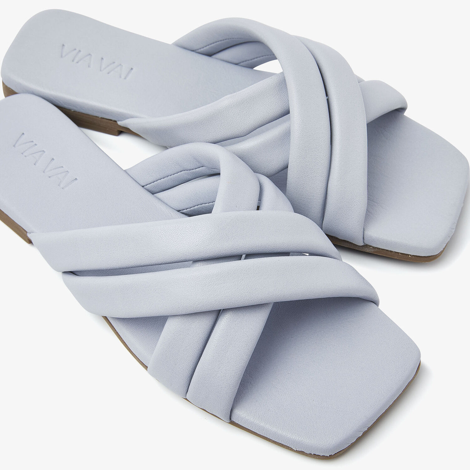 Blauwe VIA VAI Slippers KIKI LOT - large