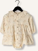 Creme QUINCY MAE Jurken RUFFLE COLLAR BUTTON DRESS Creme QUINCY MAE Jurken RUFFLE COLLAR BUTTON DRESS - medium