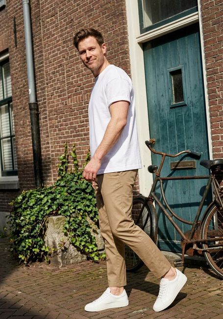 Witte DRYKORN T-shirt THILO 520198 - large