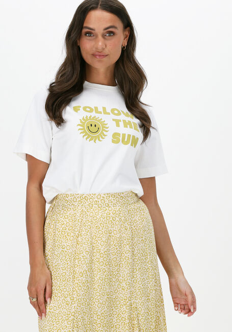 Witte CATWALK JUNKIE T-shirt TS FOLLOW THE SUN - large