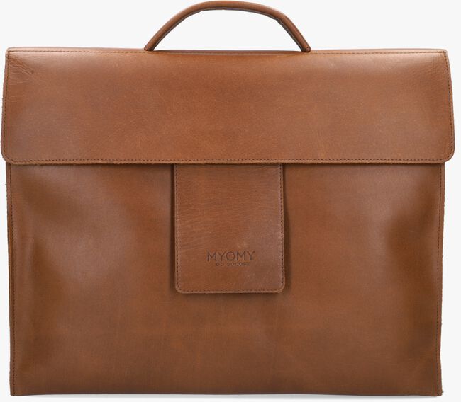 Bruine MYOMY Laptoptas MY HOME BAG BUSINESS BAG - large