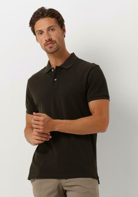 Donkergroene PROFUOMO Polo POLO SHORT SLEEVE - large