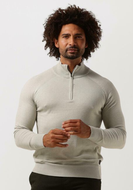 Groene DSTREZZED Trui SKIPPER SOFT COTTON MELANGE - large