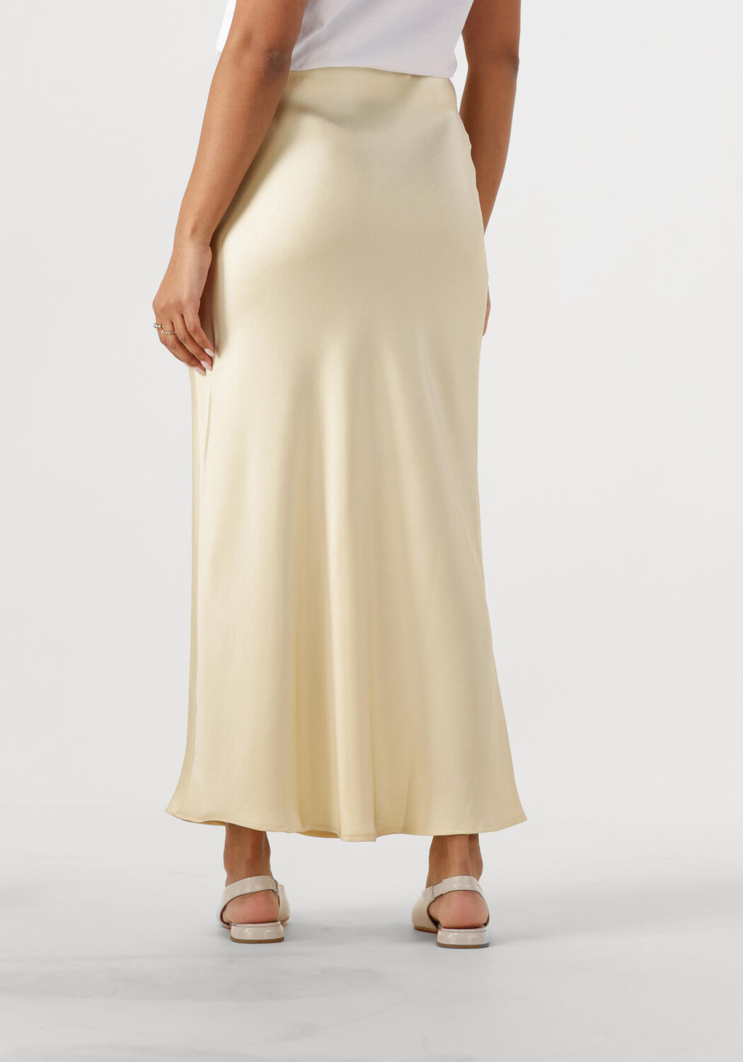 NEO NOIR Dames Rokken Vicky Heavy Sateen Skirt Geel