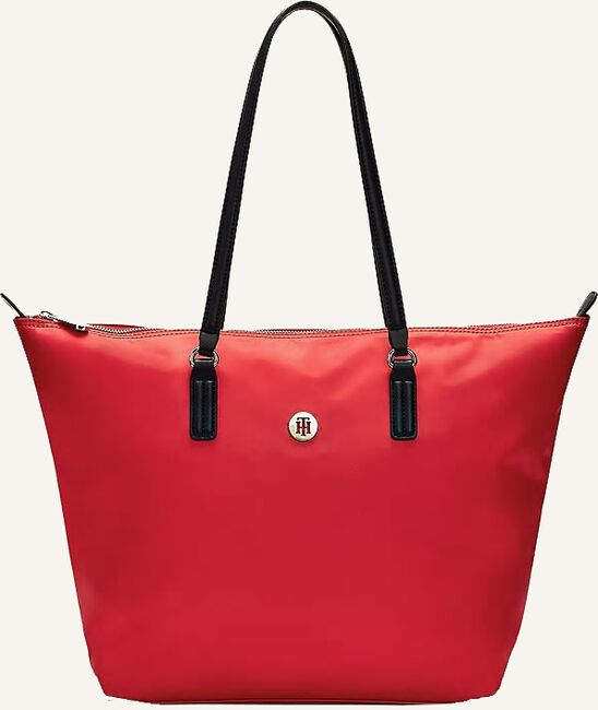 Rode TOMMY HILFIGER Shopper POPPE TOTE Rode TOMMY HILFIGER Shopper POPPE TOTE - large