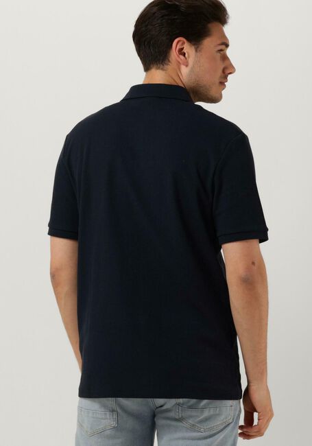 Donkerblauwe LYLE & SCOTT Polo MILANO TRIM POLO SHIRT - large