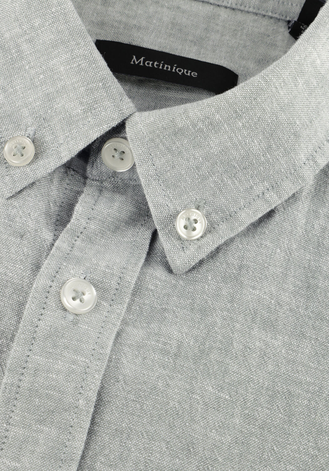 Groene MATINIQUE Casual overhemd MATROSTOL BD SS - large