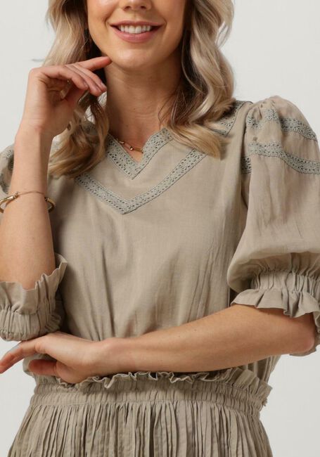 Khaki ROUGH STUDIOS Mini jurk 7404021842120 - large