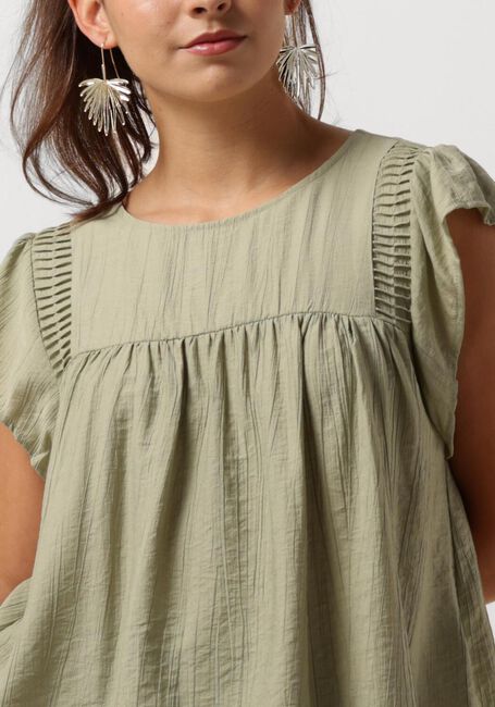 Groene OBJECT Top OBJCATJA RE S/L TOP - large