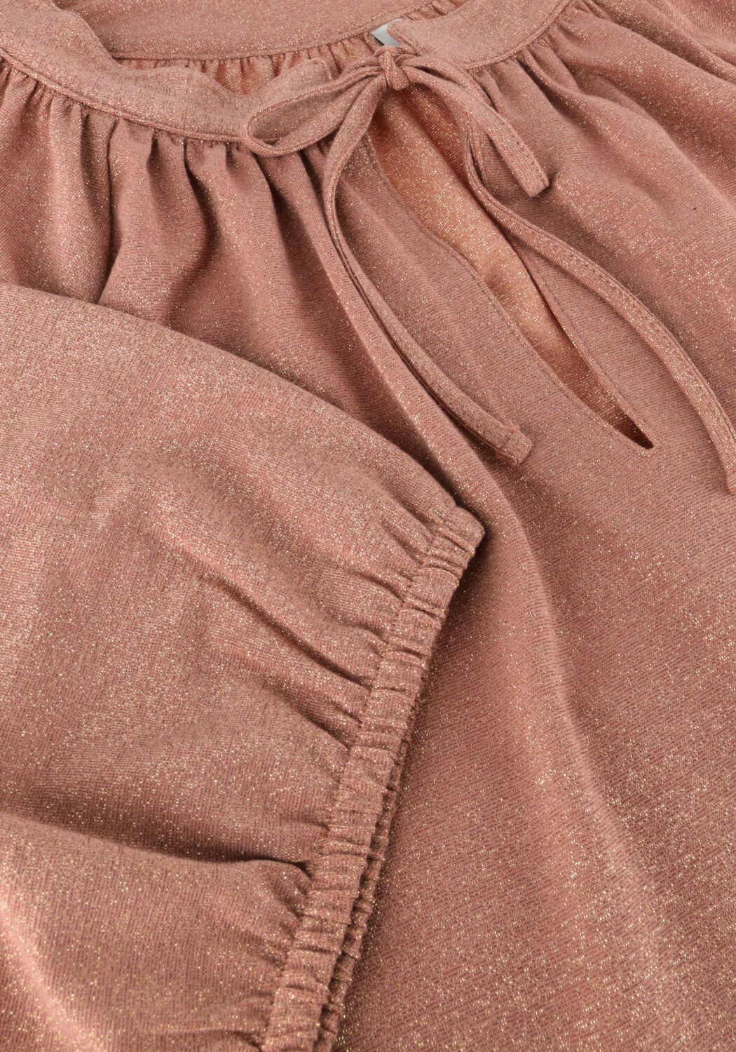 Roze SUMMUM Top TOP SHORT SLEEVE FLUID LUREX JERSEY - large