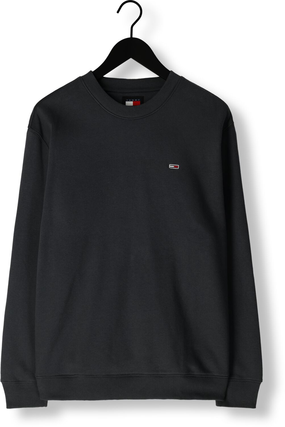 TOMMY JEANS Heren Truien & Vesten Tjm Reg S Flag Crew Grijs