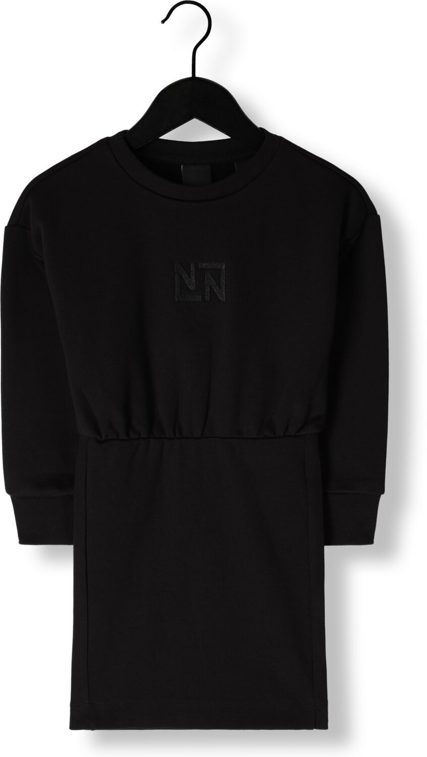 NIK & NIK Meisjes Jurken Fancy Ls Sweatdress Zwart