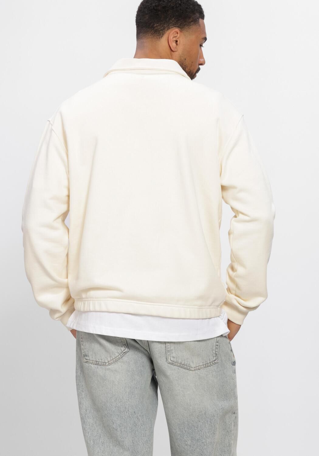 Creme PURE PATH Polo POLO HALF ZIP - large