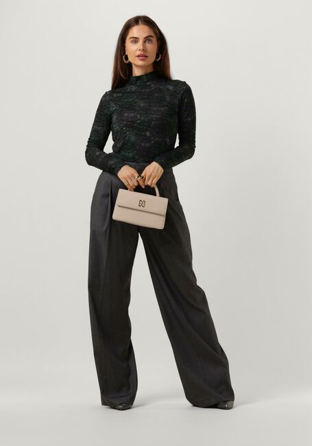 Groene SCOTCH & SODA Coltrui ALL OVER PRINTED MOCKNECK LONGSLEEVE T-SHIRT - large