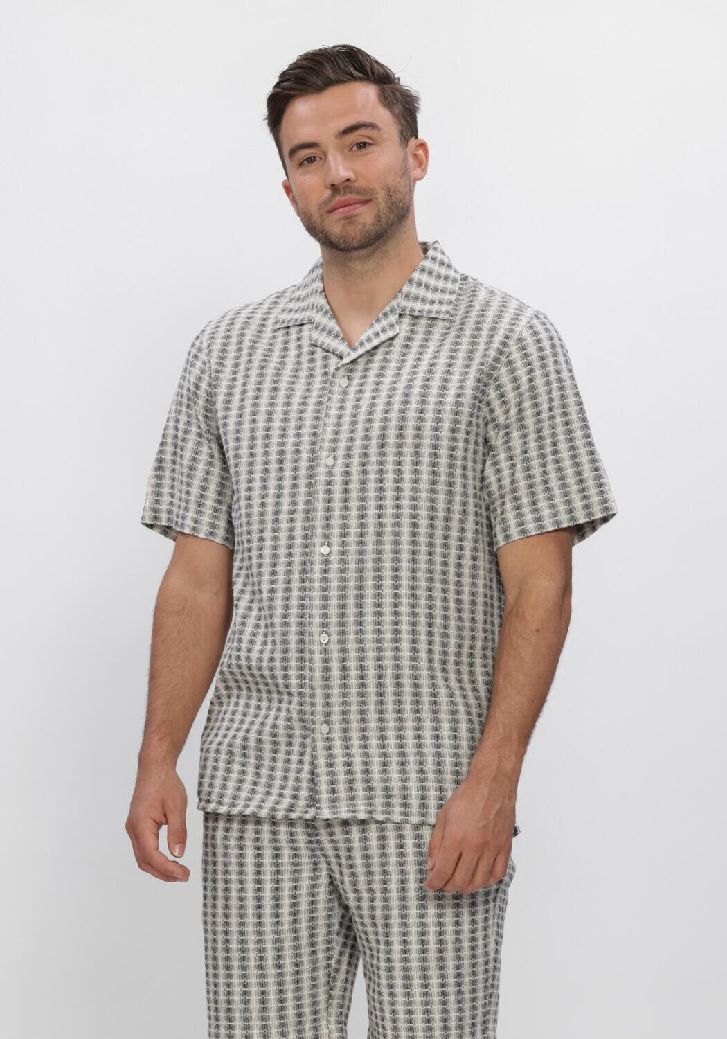 Blauwe DSTREZZED Casual overhemd LUCAS RESORT SHIRT - large