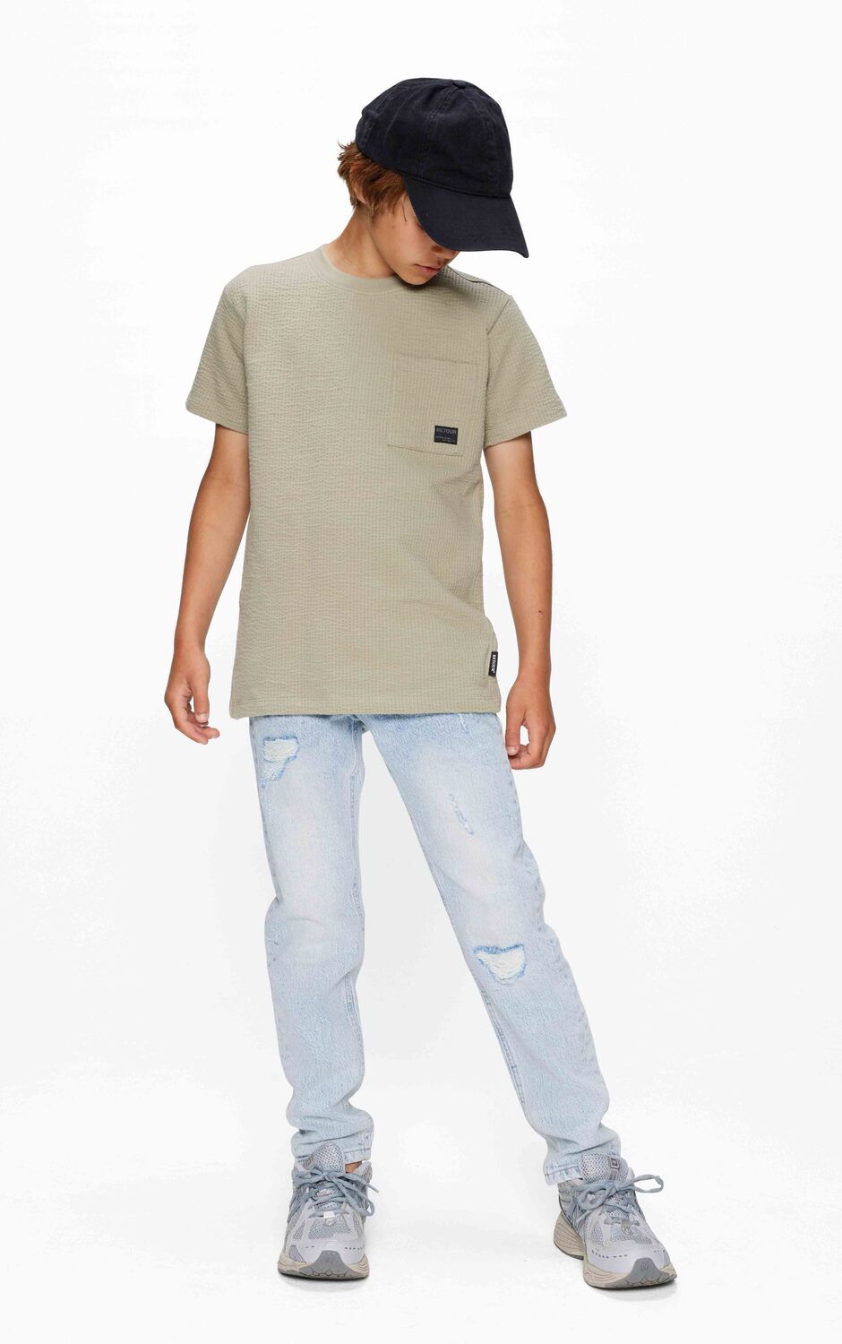 RETOUR Jongens Polo's & T-shirts Xavier 1 Grijs