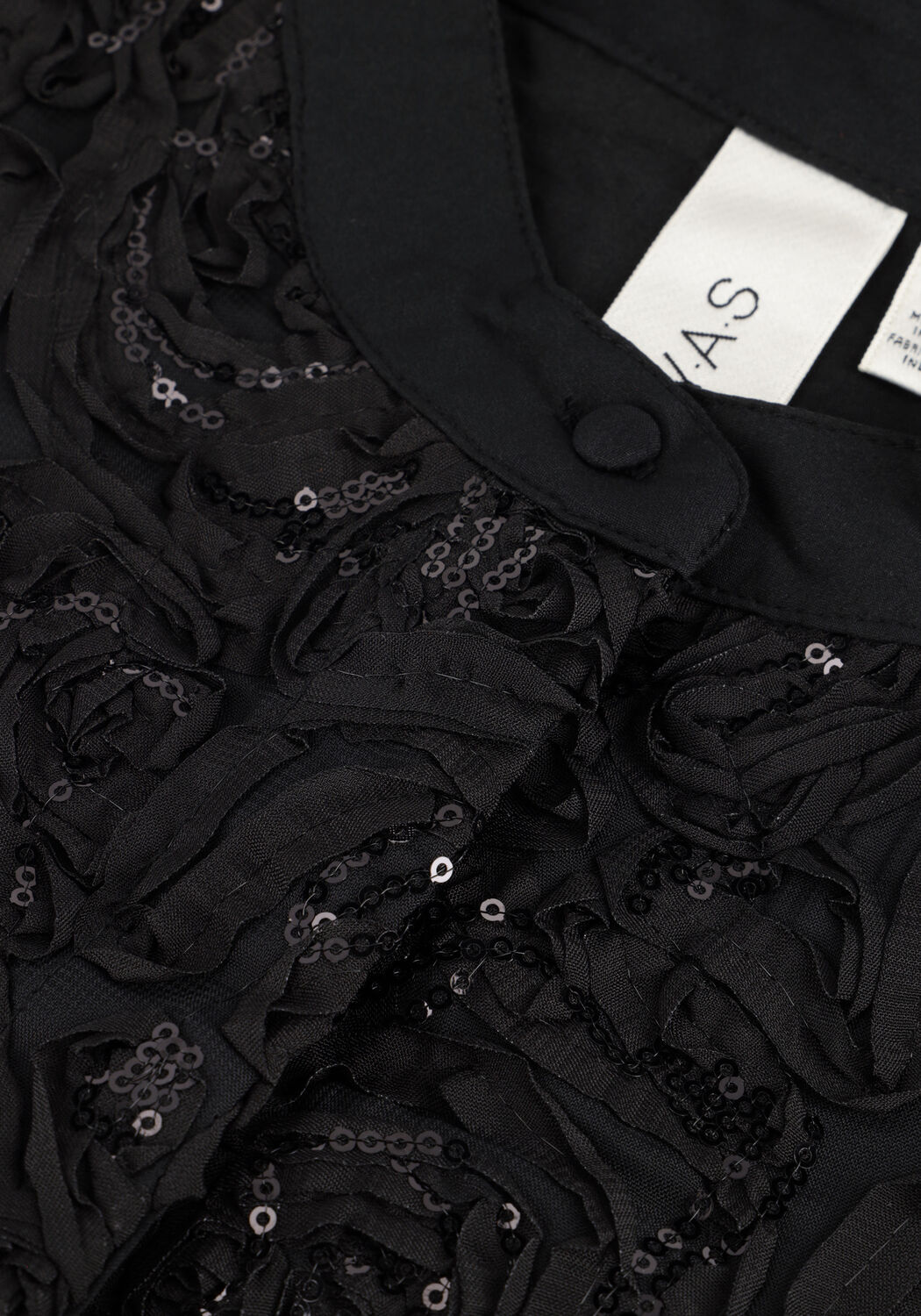 Zwarte Y.A.S. Blouses YASROSY LS SHIRT - large