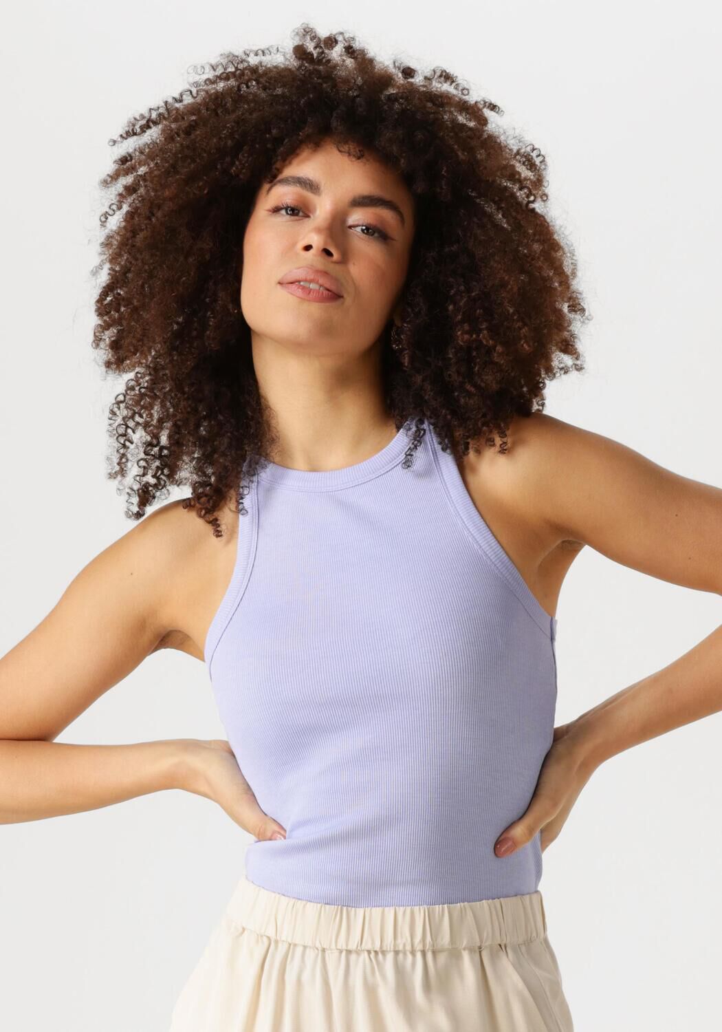 EDITED Dames Tops & T-shirts Orelia Top Blauw