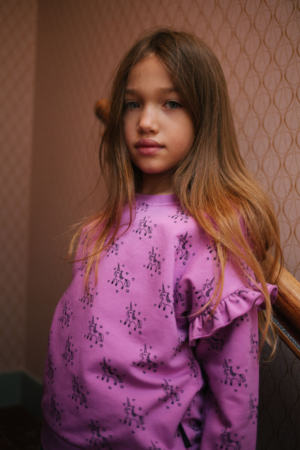 Unicorn top trui dames